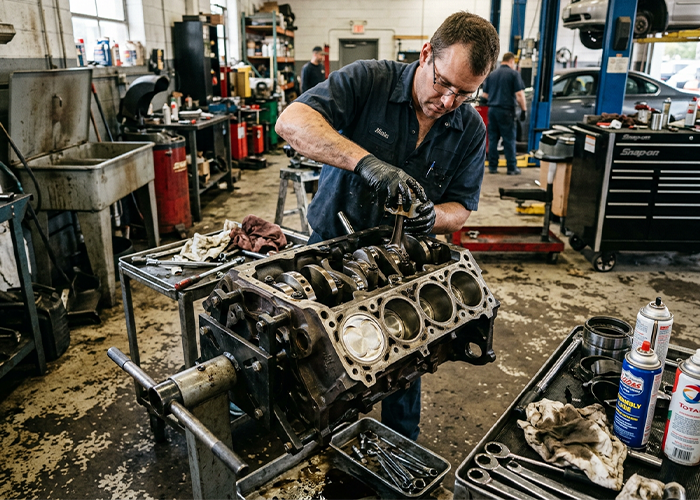 Porsche Motor Revizyonu