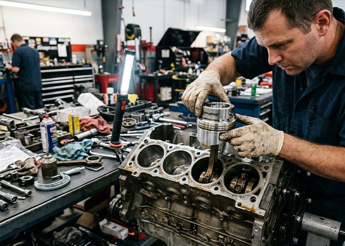 Porsche Piston & Segman Değişimi